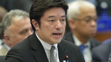 Japan's State Minister of Foreign Affairs Yasuhide Nakayama. (AFP)