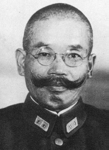 صورة للجنرال الياباني كوابي الذي قاد قوات بلاده ببورما