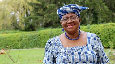 Ngozi Okonjo-Iweala poses outside a Nigerian diplomatic residence in Chambesy, near Geneva, Sept. 29, 2020. (Reuters)