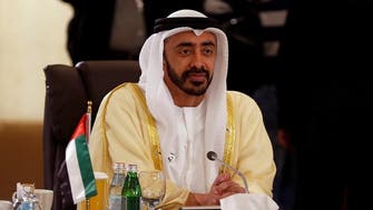 UAE foreign minister receives phone call from Iranian counterpart