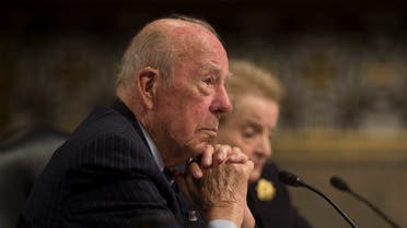 Former Secretary of State George Shultz testifies before the US Senate Armed Services Committee. (File photo: AFP)