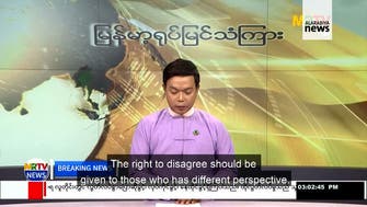 Myanmar state TV warns of 'action' against threats to public safety