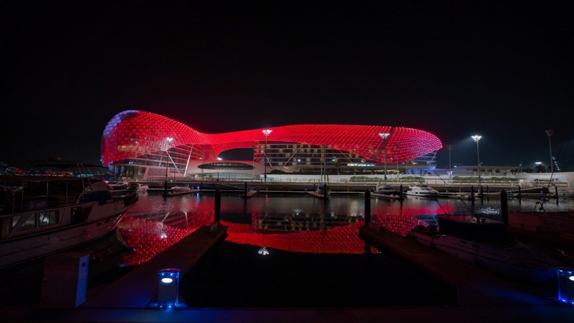 Yas Island in Abu Dhabi, UAE. (Twitter)