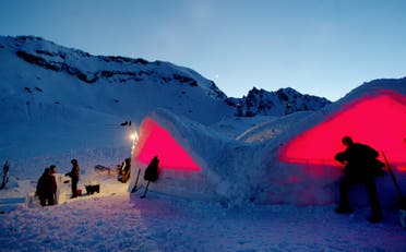 An ice hotel in Romania (File photo: AFP)