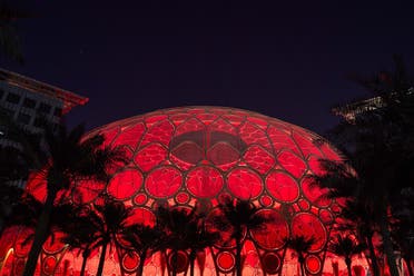 Expo 2020's Al Wasl Dome in Dubai, UAE. (Twitter)