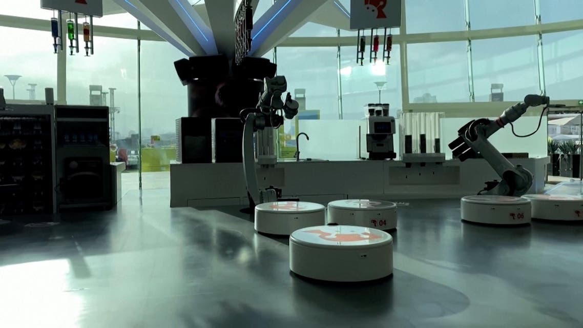 Dubai's RoboCafe. (Screengrab)