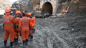 Rescuers deploy drone to search for trapped workers in flooded Himalayan tunnel
