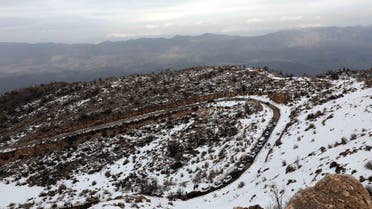 A general view of the Gara Mountain near the northern Iraqi city of Dohuk. (AFP)