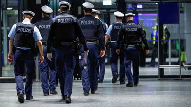 Federal police officers walk through Frankfurt Airport, as the spread of the coronavirus disease (COVID-19) continues, in Frankfurt, Germany, January 30, 2021. REUTERS/Ralph Orlowski