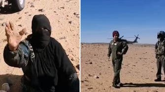شاهد لحظة العثور على "مفقودة طريف" مع ابنها بمنطقة صحراوية 
