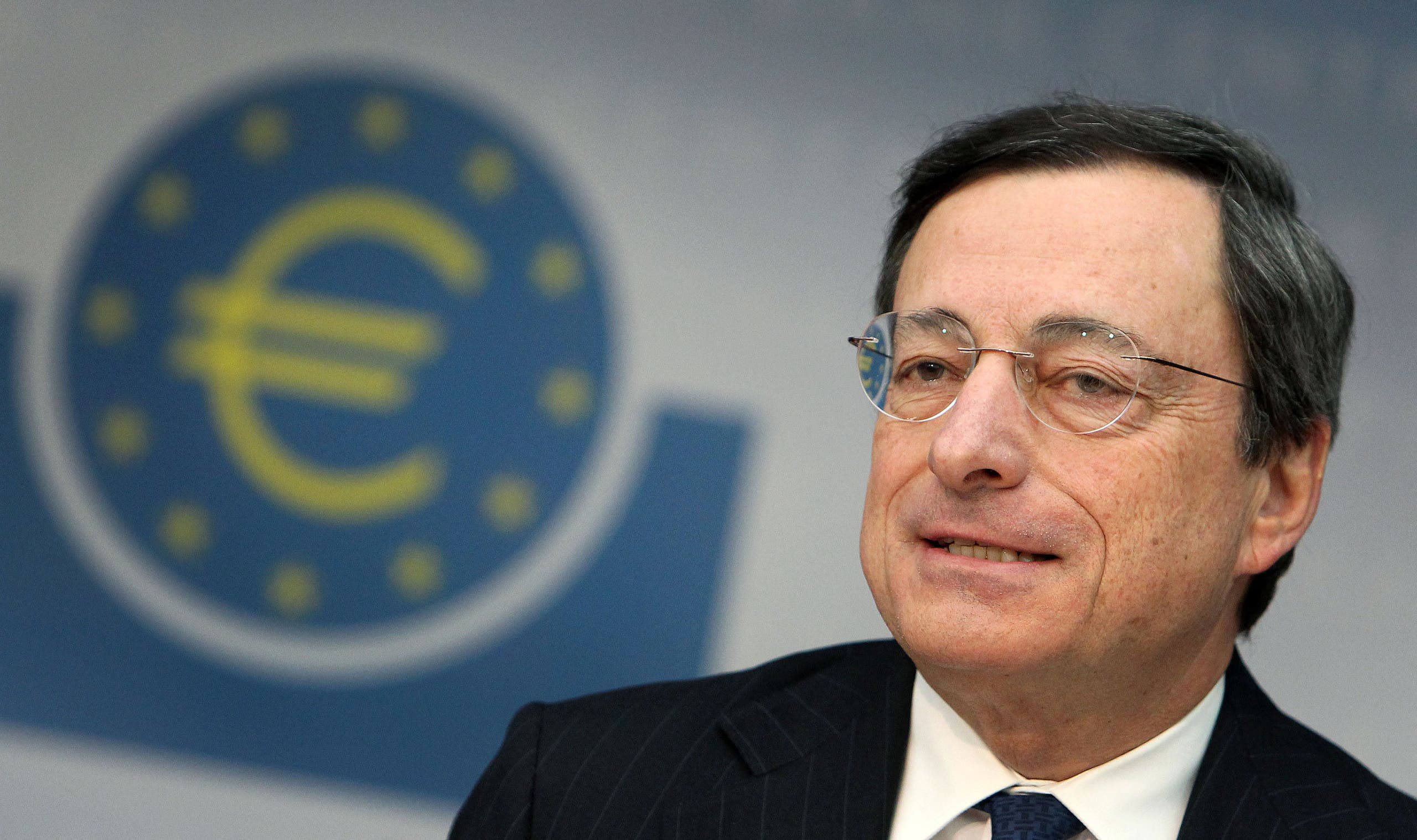 دراغي خلال توليه رئاسة المصرف المركزي الأوروبي في 2012