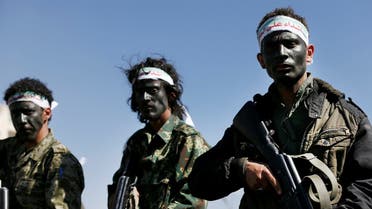 Newly recruited Houthi fighters parade before heading to the frontline to fight against government forces, in Sanaa, Yemen January 4, 2017. (Reuters)