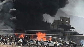 صنعاء.. حرائق ضخمة تلتهم سوقاً سوداء للمشتقات النفطية
