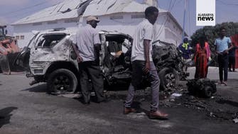 Site of deadly Mogadishu car bomb that killed 3 people