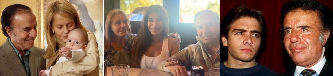 منعم مع ابنه القتيل، ومع زوجته السورية الأصل وابنته الوحيدة منها، وصورة مع ابنه من زوجته ملكة جمال التشيلي  