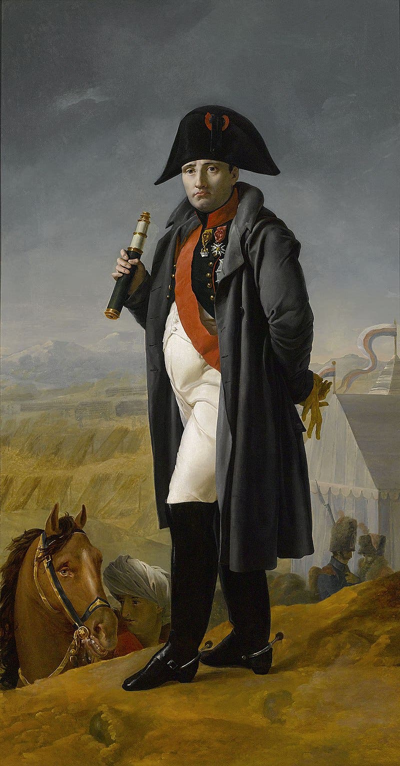 لوحة تجسد نابليون بونابرت قبل معركة بورودينو
