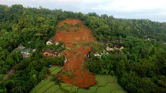 Torrential rains trigger Indonesia landslide; two dead, 16 missing