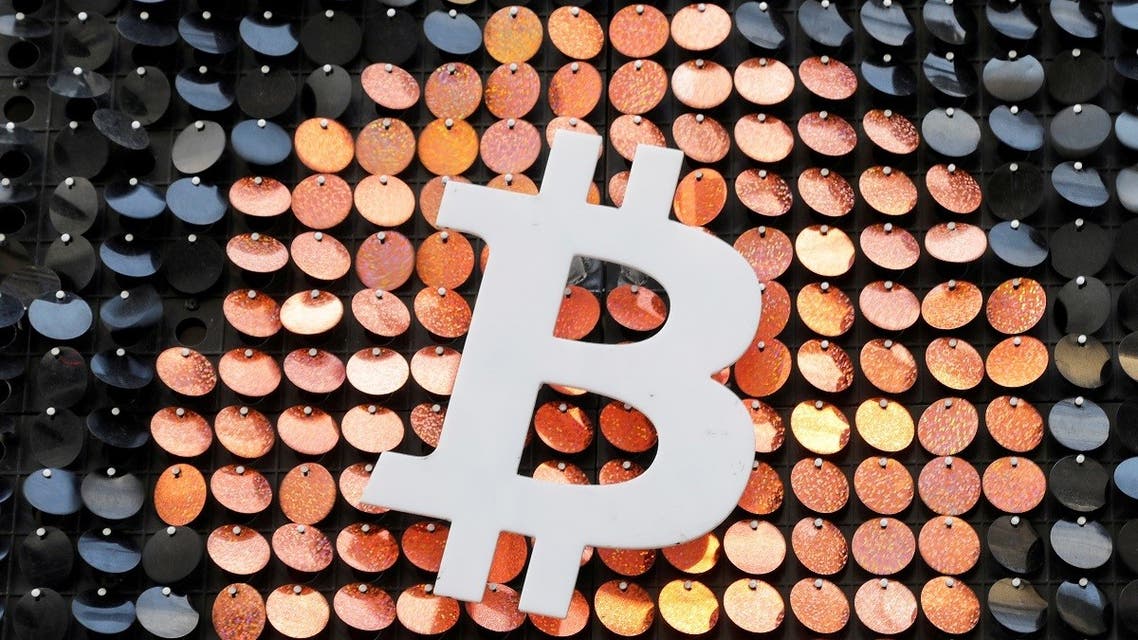 The logo of the Bitcoin digital currency is seen in a shop in Marseille, France. (Reuters)