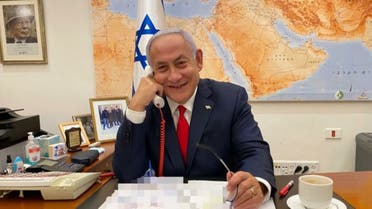 Israel’s Netanyahu holds phone call with Biden. (Photo via @netanyahu/Twitter)