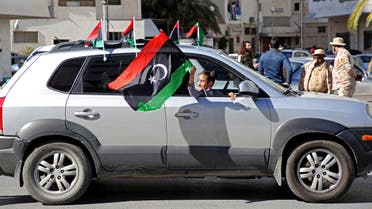 ليبيون يحتفلون بمرو 10 سنوات على الثورة في طرابلس(أرشيفية- فرانس برس)
