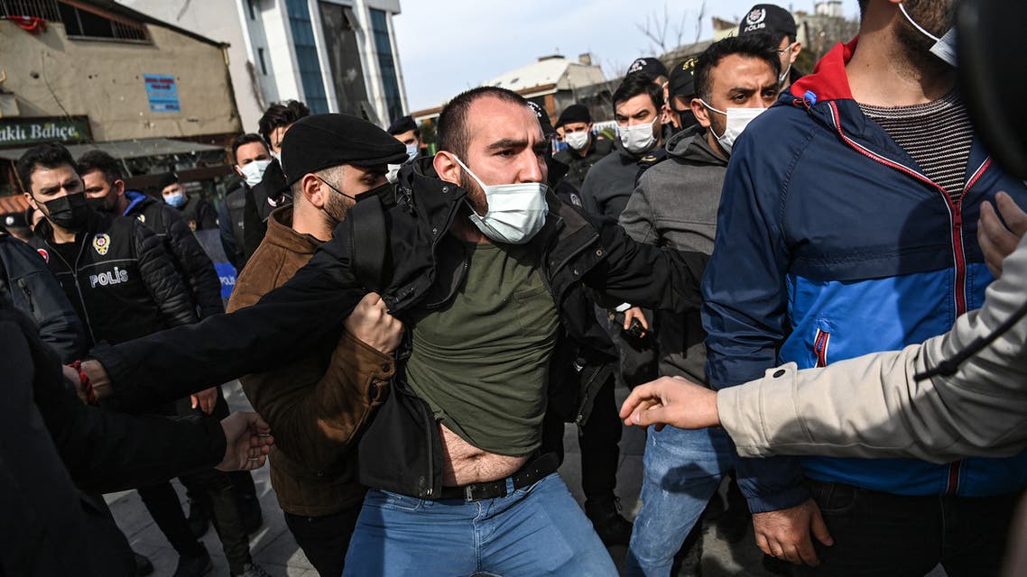من التظاهرات الطلابية في تركيا (أرشيفية- فرانس برس)