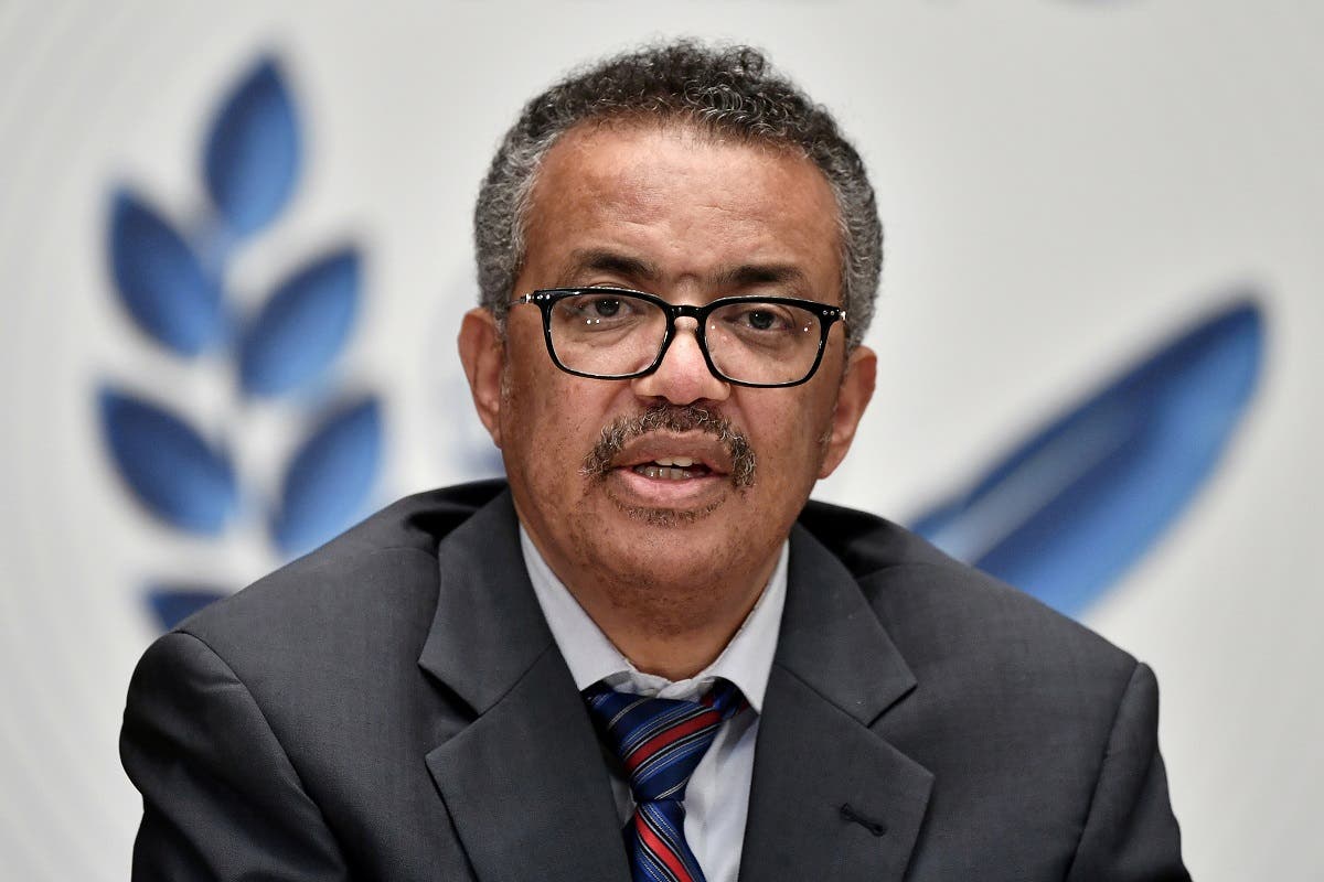WHO director-general Tedros Adhanom Ghebreyesus addressing a press conference. (File photo: Reuters)