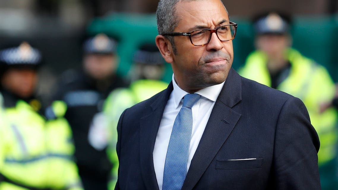 Conservative party chairman James Cleverly. (AP)