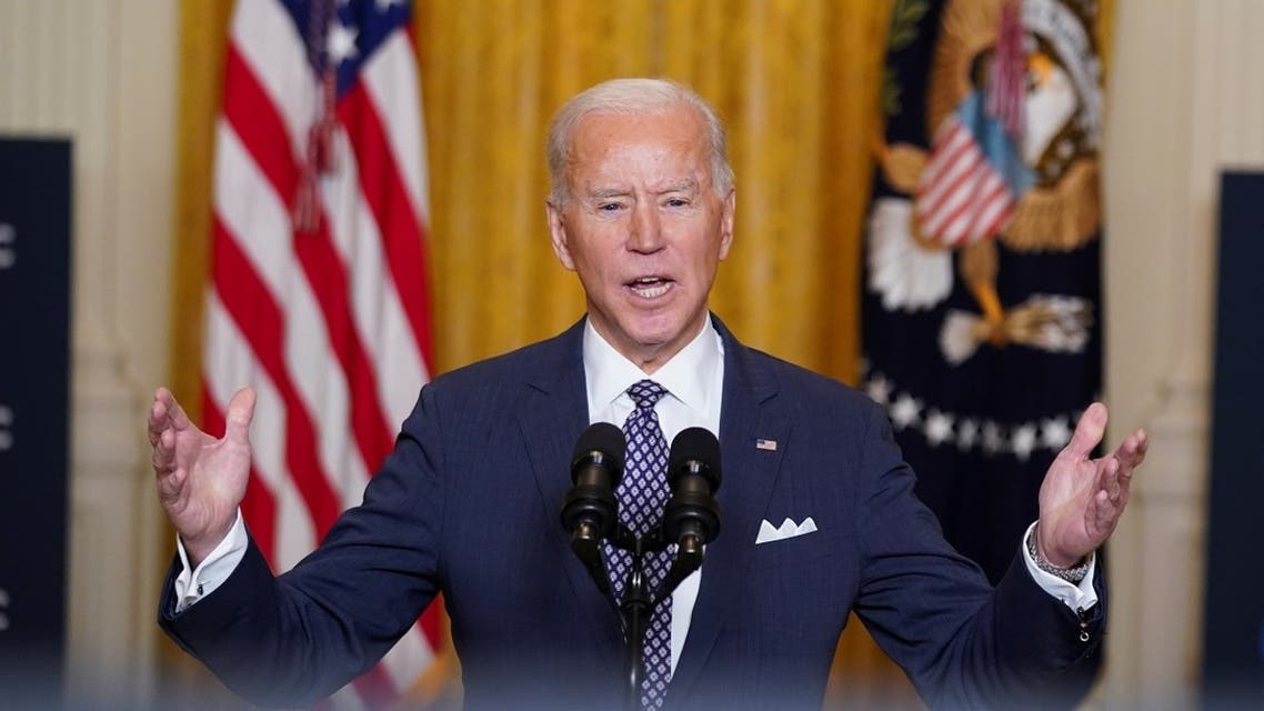 President Joe Biden delivers remarks during a Munich Security Conference virtual event, Feb. 19, 2021. (Reuters)