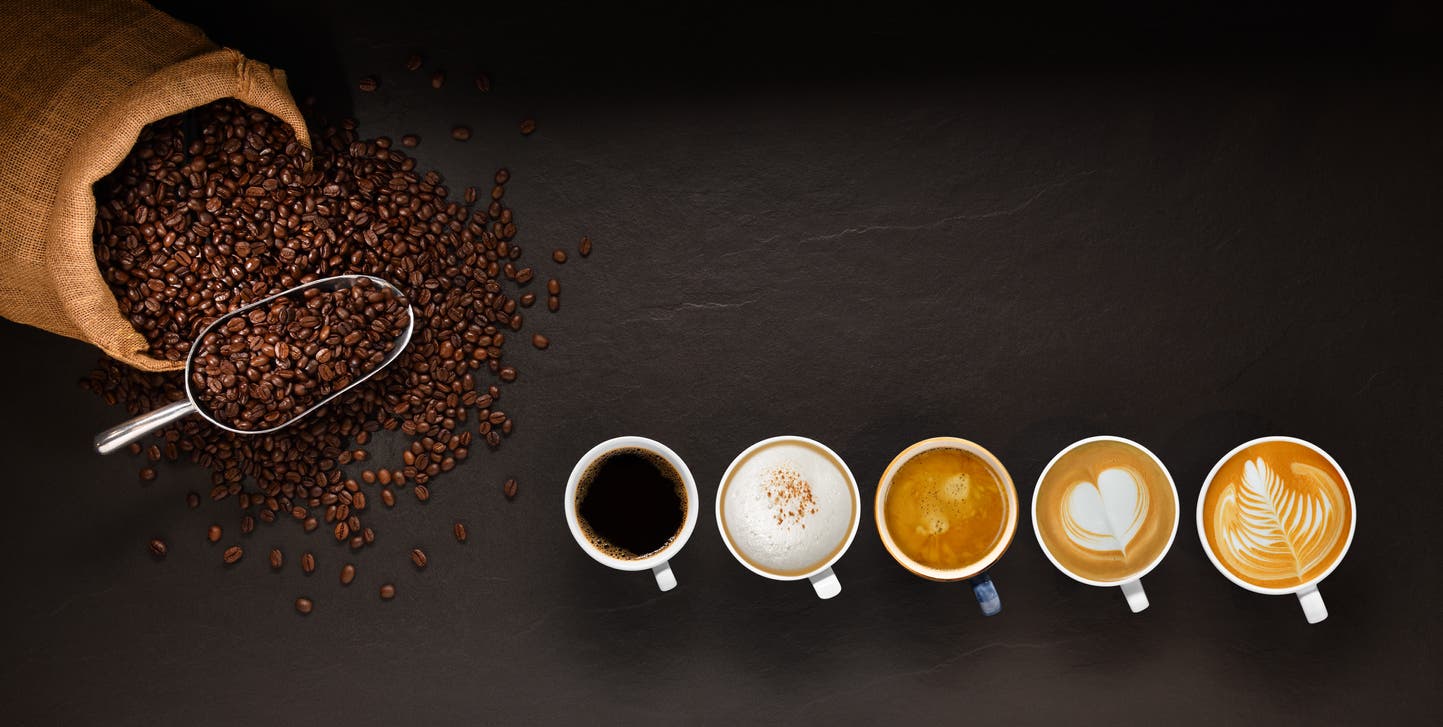 Different types of coffee