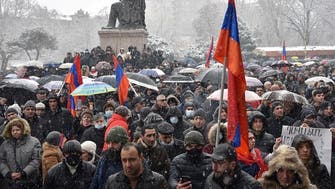Thousands in Armenia demand PM quit over mishandling war with Azerbaijan