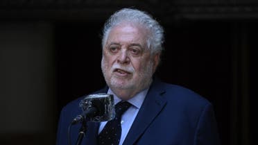 Argentine Minister of Health Gines Gonzalez Garcia speaks with the press at teh Congress building in Buenos Aires on december 10, 2020.  (AFP)