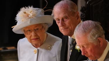 Britain's Queen Elizabeth II (L), Britain's Prince Philip, Duke of Edinburgh (C) and Britain's Prince Charles, Prince of Wales. (File photo: AFP)