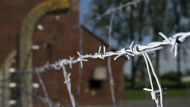 Barbed wire is seen at the memorial site of the former Nazi concentration camp 'Neuengamme' in Hamburg, northern Germany, on Tuesday, May 4, 2010. (AP)