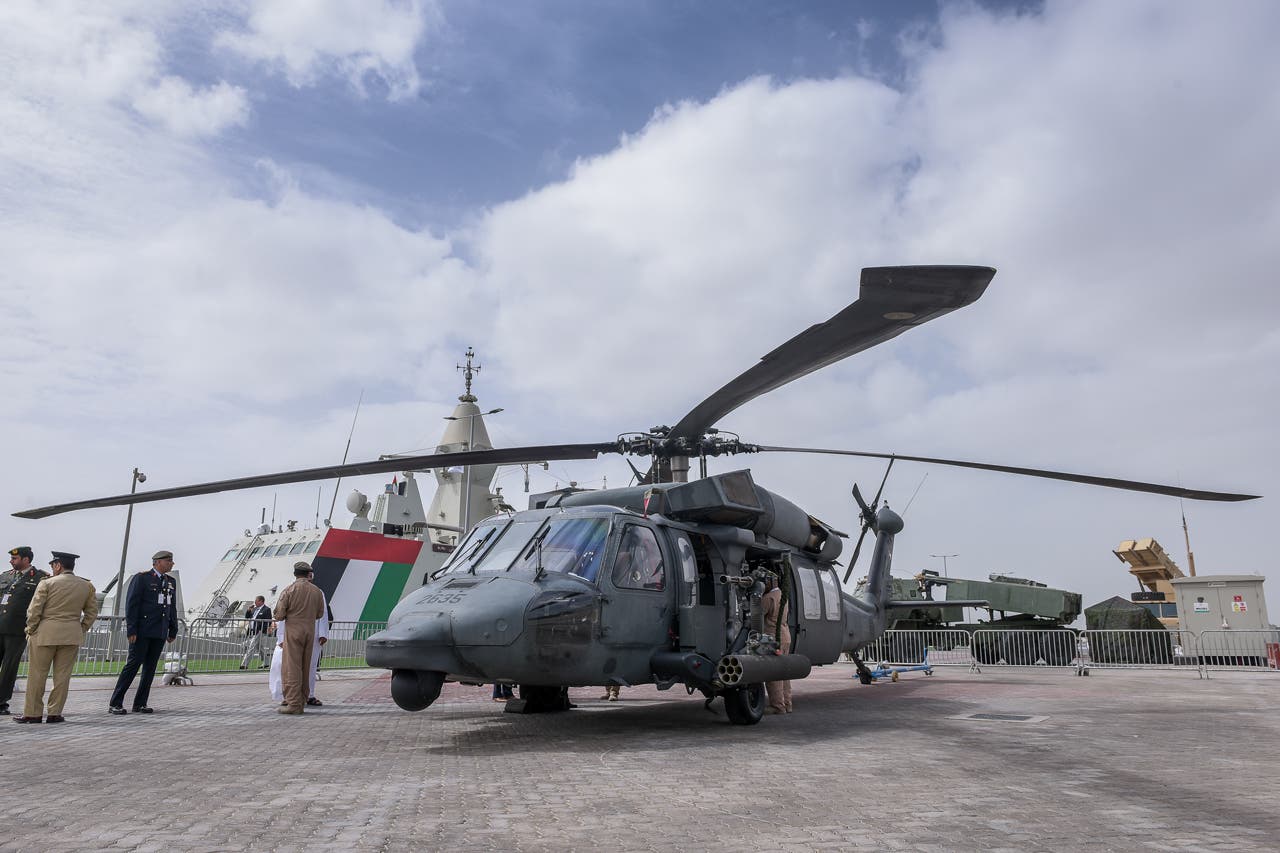 Military equipment on display at IDEX. (Supplied)