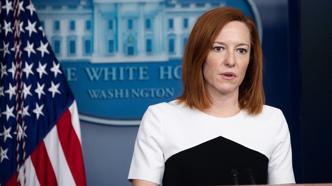 White House Press Secretary Jen Psaki speaks to reporters, Feb. 23, 2021. (AFP)