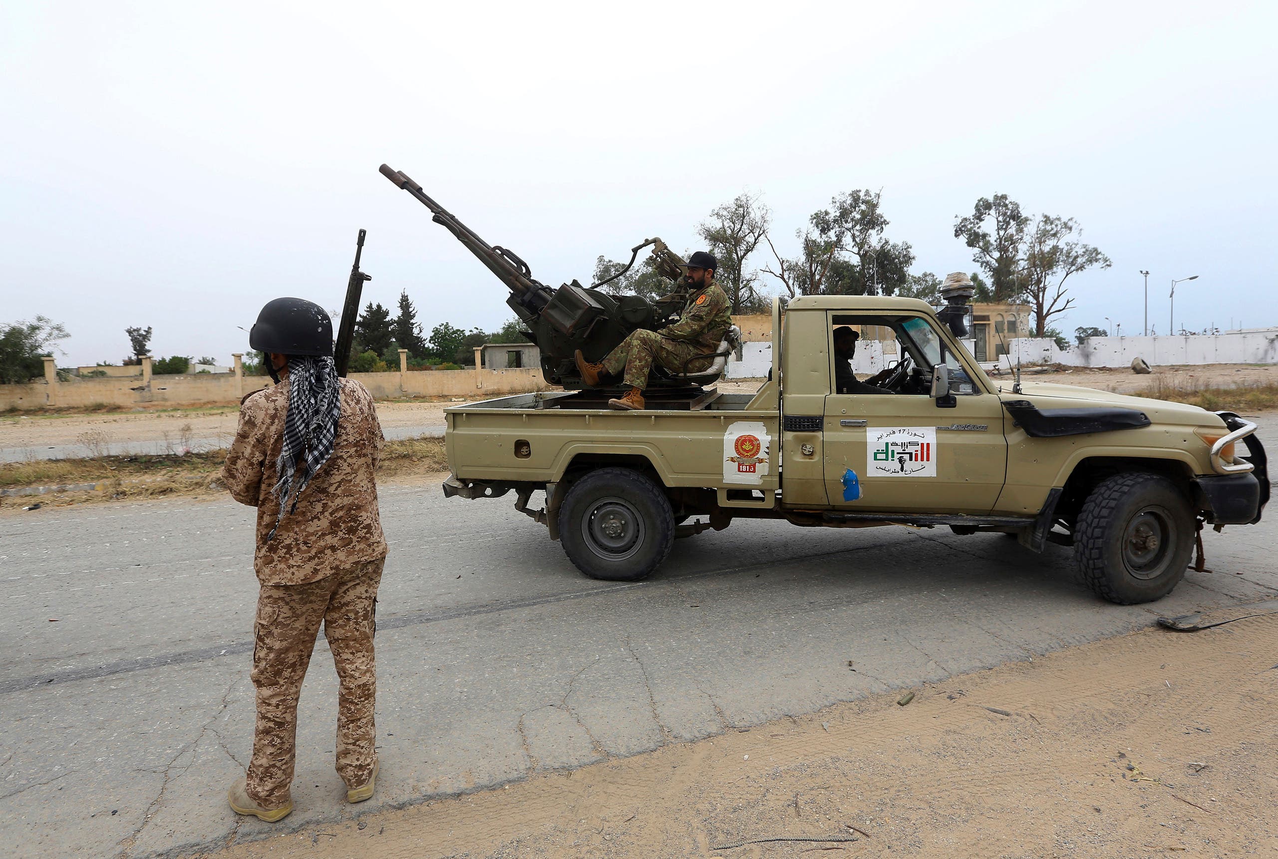 فصائل مسلحة وميليشيات ليبية في طرابلس (أرشيفية- أسوشييتد برس)