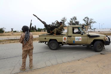 فصائل مسلحة وميليشيات في طرابلس الليبية (أرشيفية من أسوشييتد برس)