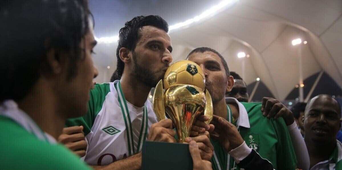فرحته ببطولة كأس الملك