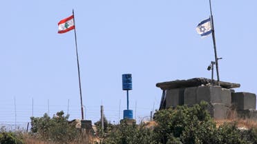 پرچم اسرائیل و لبنان 