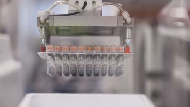 Vials are seen on a packing line at the factory of British pharmaceutical company GlaxoSmithKline (GSK) in Wavre on February 8, 2021 where the Covid-19 CureVac vaccine will be produced. (File photo: AFP)