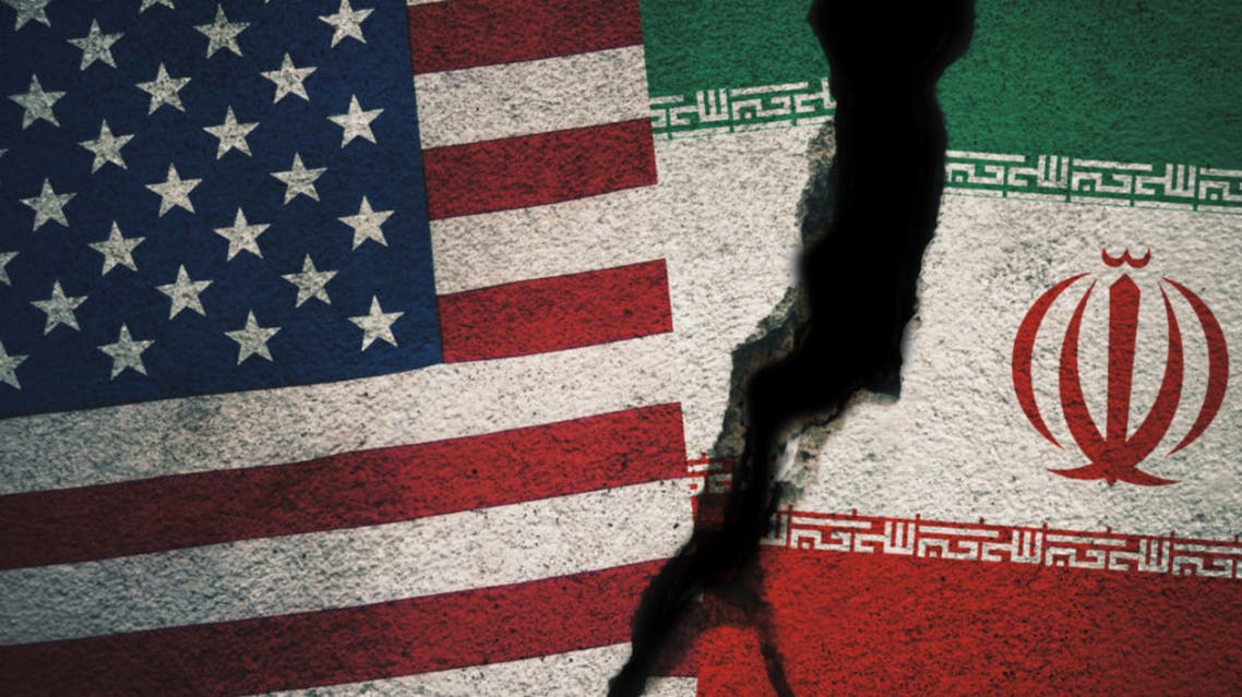 Iran-US-Flags