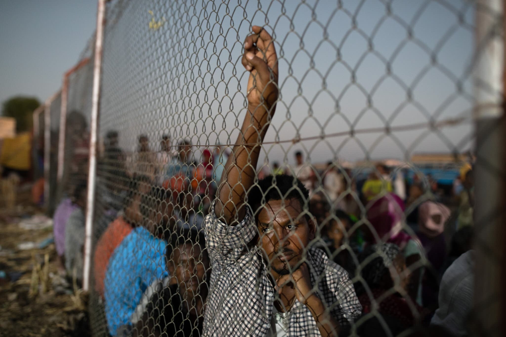 لاجئون من السودان (أ ف ب)