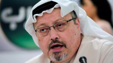 In this Dec. 15, 2014, file photo, Saudi journalist Jamal Khashoggi speaks during a news conference in Manama, Bahrain. (AP)