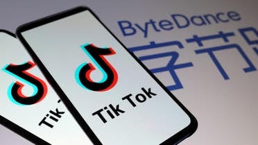 FILE PHOTO: Tik Tok logos are seen on smartphones in front of a displayed ByteDance logo in this illustration taken November 27, 2019. REUTERS/Dado Ruvic/Illustration/File Photo