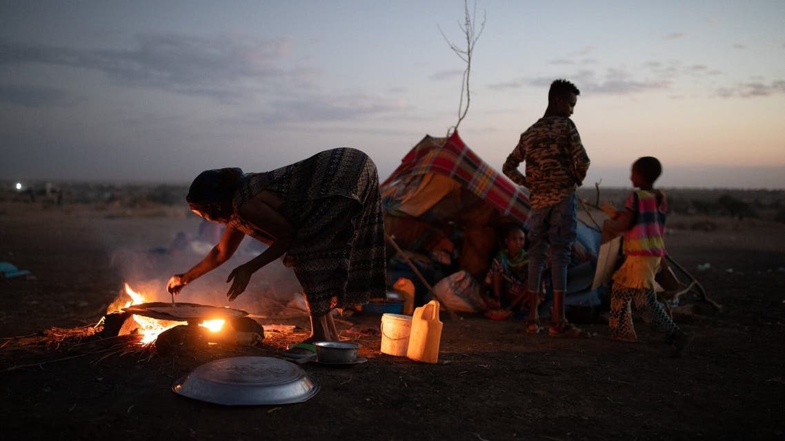 لاجئون من تيغراي في السودان