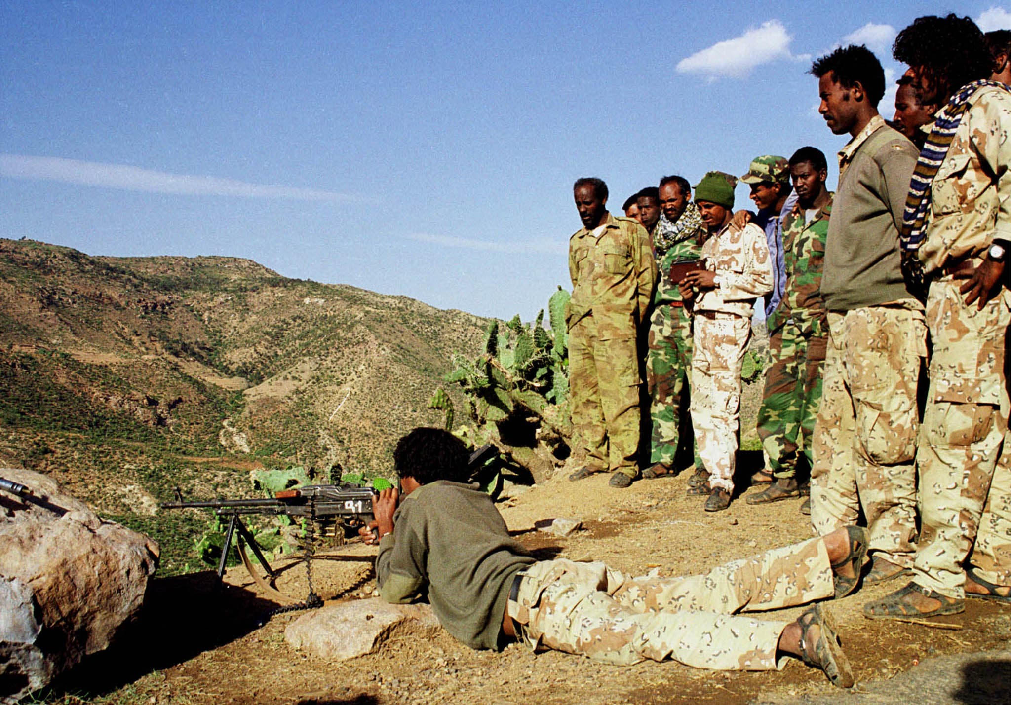 Eritrean armed men