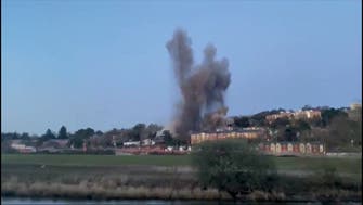 The moment a WW2 bomb was detonated in Exeter