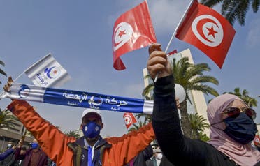 من مسيرة النهضة في تونس (أرشيفية- فرانس برس)