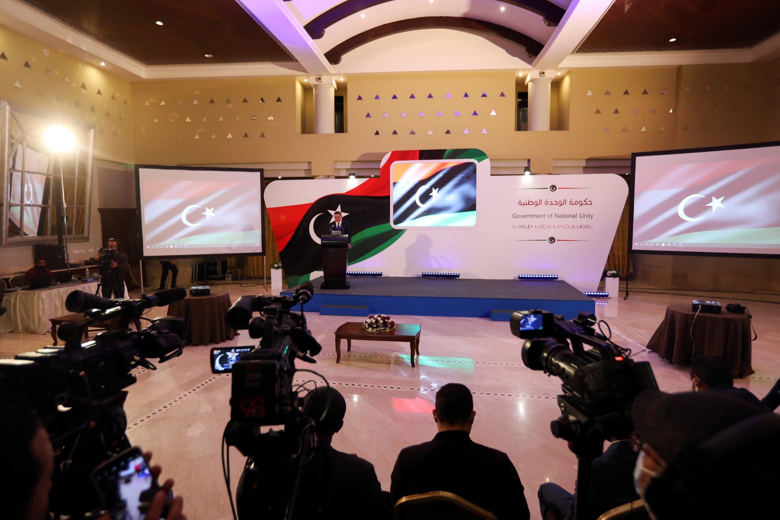 رئيس الحكومة الليبية الجديدة عبد الحميد الدبيبة (أرشيفية- رويترز)