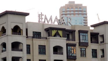 Emaar logo on one of the group's buildings. (Reuters)
